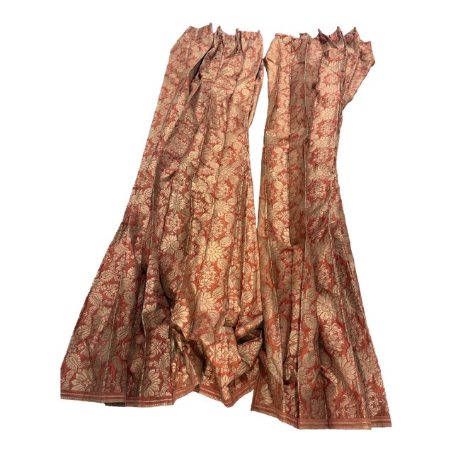 1960s Pair of Fortuny Curtains For Sale