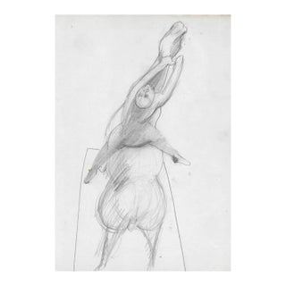 1950s Paul McCarron Equestrian Drawing For Sale
