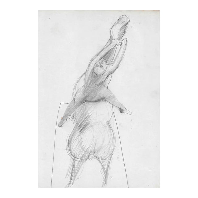 1950s Paul McCarron Equestrian Drawing For Sale