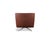 Brown Leather Swivel Armchair from Rolf Benz For Sale - Image 6 of 9