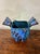 Mid-Century Modern 1980s American Sculptural Memphis Style Studio Ceramic Raised Vessel For Sale - Image 3 of 7
