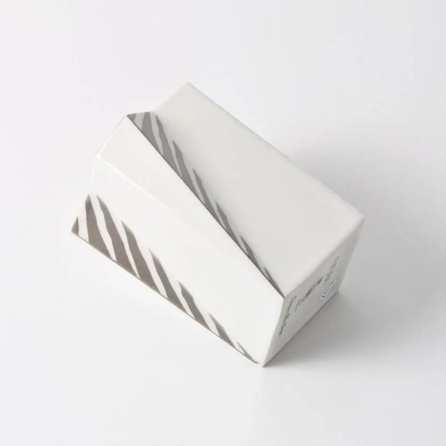 1980s Danish Futura Vase in Porcelain by Else Kamp for Bing & Grondahl, 1980s For Sale - Image 5 of 10