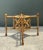 Khaki Vintage Bamboo and Glass Dining Table For Sale - Image 8 of 12