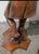 1960s Italian Carved Wood Girl With Tray on Plinth 1960's For Sale - Image 5 of 7