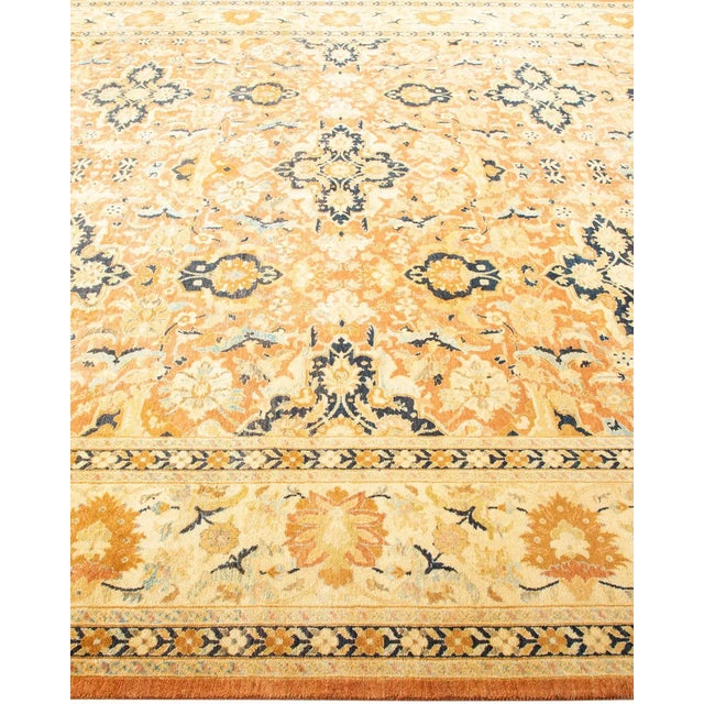 Solo Rugs Mogul, One-of-a-Kind Hand-Knotted Area Rug in Pink, 8' 1" x 9' 10" For Sale - Image 4 of 8