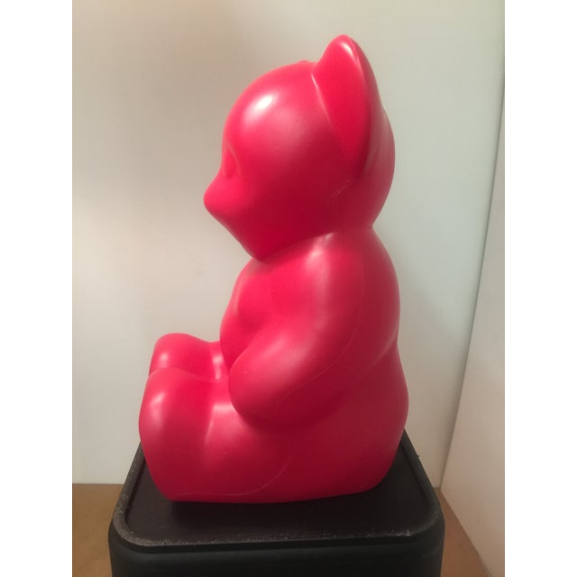Pop Art 1990s Original Lumibear / Lumibär Indoor Lamp in Red by Elmar Flötotto For Sale - Image 3 of 7