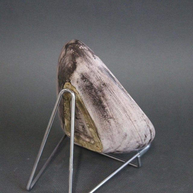 Vintage French Decorative Ceramic Bowl by Jacques Blin, 1950s For Sale - Image 6 of 16