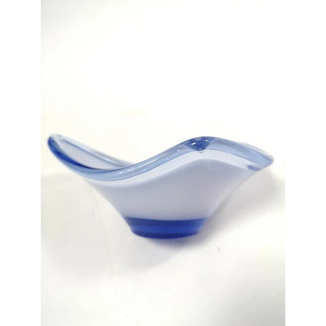 Handmade Coquille Glass Vide-Poche from Flygsfors, Sweden, 1958 For Sale - Image 6 of 11