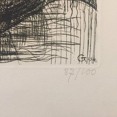 Marcel Gromaire, Le Village, 20th Century, Etching For Sale - Image 5 of 6