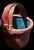 Ink Blue Late Qing Dynasty Hand Painted/Woven Chinese Fishers Basket For Sale - Image 8 of 18