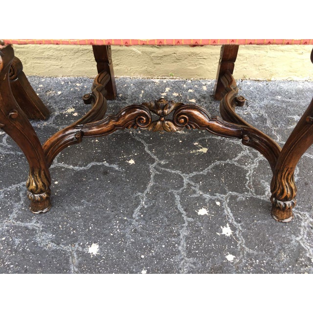 Burl Walnut Queen Anne Style Armchairs, Circa 1940 - a Pair For Sale - Image 11 of 12