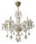 Maria Teresa Chandelier in Green Murano, 1950s, in Very Good conditions. Designed 1920 to 1949 Up to 250V (Europe/UK...