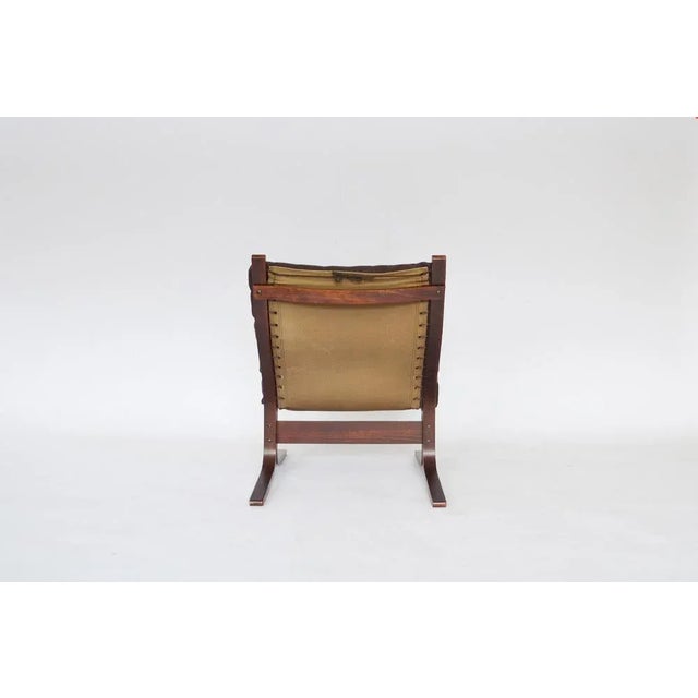 1960s Vintage Peanut Brown Siesta Chair by Ingmar Relling for Westnofa, 1960s For Sale - Image 5 of 10