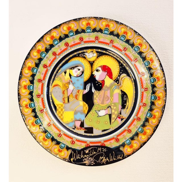 Mid-Century Modern Decorative Plates by Bjørn Wiinblad for Rosenthal, 1970s, Set of 3 For Sale - Image 3 of 7