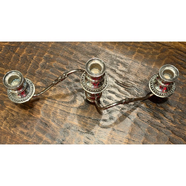 Pair of George III Old Sheffield Plate Three-Light Candelabra, Early 19th Century For Sale - Image 12 of 18