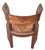 Copper Antique Marquetry & Mother-of-Pearl Round-Back Chair For Sale - Image 8 of 12