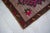 Textile Hand Knotted Low Pile Turkish Yastik Petite Rug Organic Wool Mat - 18'' X 33'' For Sale - Image 7 of 12