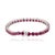 Not Yet Made - Made To Order Antique 26.05 Ct Ruby Tennis Bracelet in Sterling Silver For Sale - Image 5 of 13