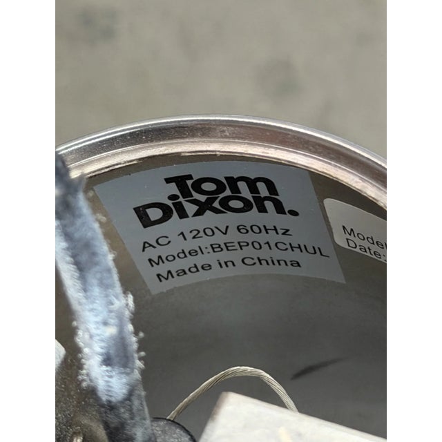 1990s Chrome Metal Pendant # 1 For Sale - Image 12 of 13