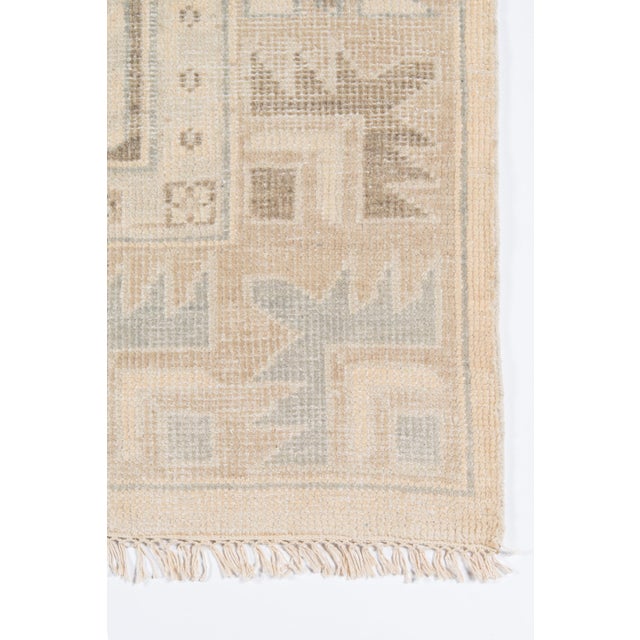 Contemporary Erin Gates Concord Walden Beige Hand Knotted Wool Runner 2'6" X 8' For Sale - Image 3 of 6