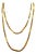Vintage 63 Gm 18 Karat Yellow Gold Handmade Chain 30 Inch Unique Opera Length For Sale