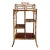 Antique Chinoiserie English Tortoiseshell Bamboo Etagere Display For Sale