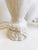 Vintage Pair of White Ceramic Coastal Conch Shell Lamps For Sale - Image 4 of 12