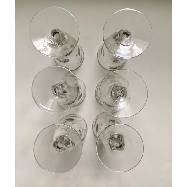 Glass 1950s Libbey Curio Pilsner Glasses- Set of 6 For Sale - Image 7 of 11