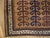 1890s Brown Abstract Geometric Antique Afghanistan Baluch-Turkmen Rug 2' 9" X 3' 10" Wool Carpet For Sale - Image 4 of 6