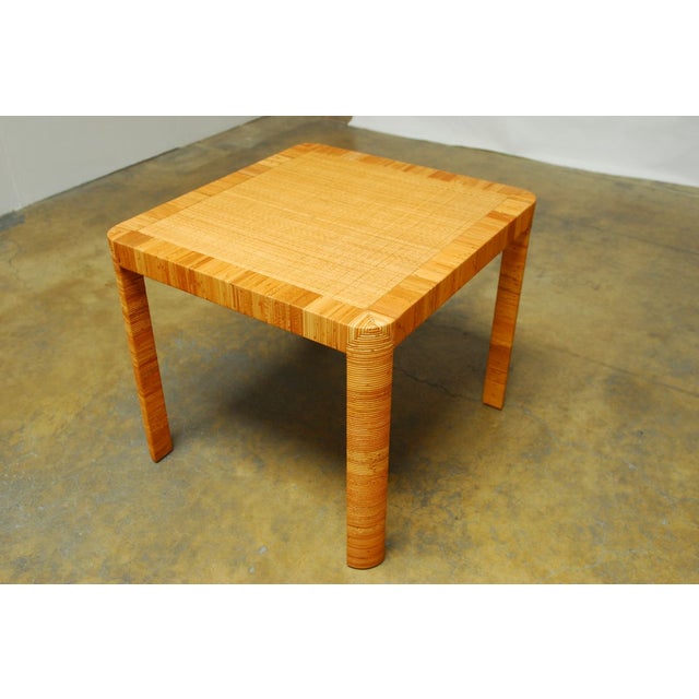 Bielecky Bamboo & Rattan Basket Weave Dining Table Chairish