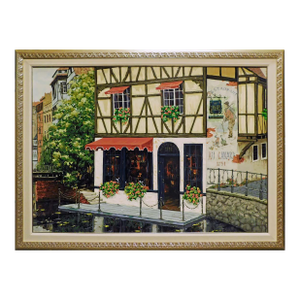 Viktor Shvaiko the Drake Framed Hand Embellished Artwork on Canvas