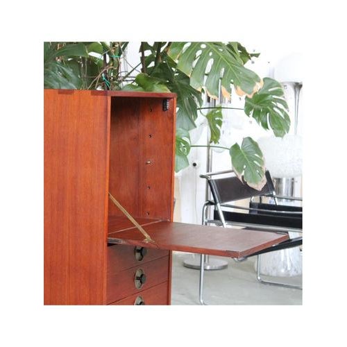 Brown Chest of Drawers, Italy, 1960s For Sale - Image 8 of 14