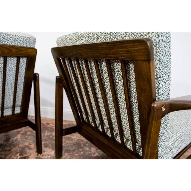 Mid-Century Modern Lounge Chairs by Zenon Bączyk, Poland, 1960s, Set of 2 For Sale - Image 17 of 18