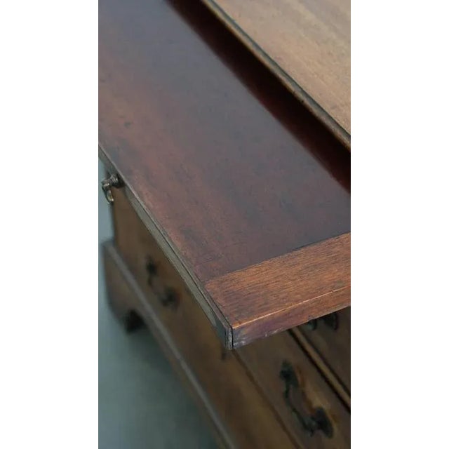 Wood Antique English Dressing Chest with Brushing Slide For Sale - Image 7 of 14