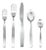Mepra Mediterranea Ice 20-Piece Flatware Set For Sale