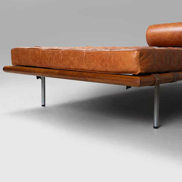 Metal Barcelona Daybed by Ludwig Mies Van Der Rohe for Knoll International, 1960s For Sale - Image 7 of 15