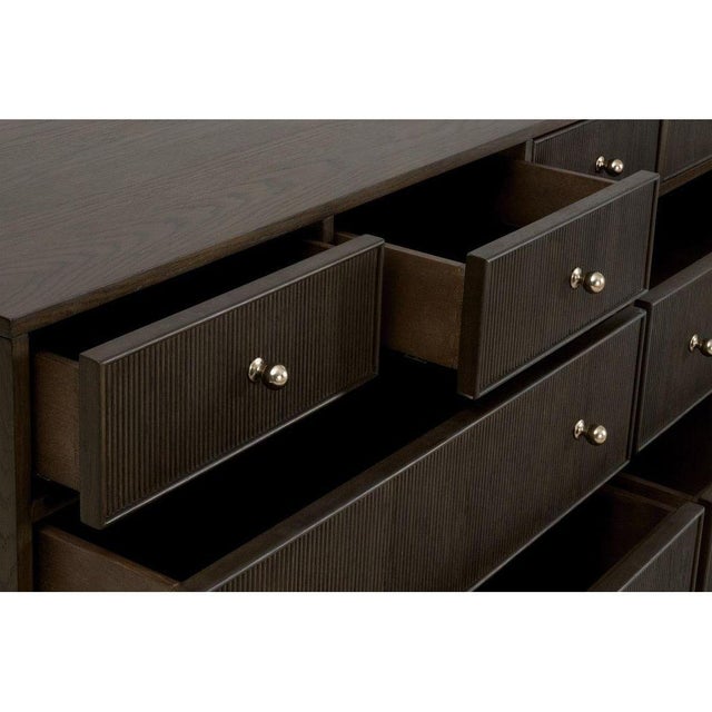 2020s Highland Fluted Wood8-Drawer Dresser For Sale - Image 5 of 9