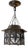 20th Century German Brass and Textured Glass Chinoiserie Lantern, 1920s For Sale