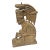Wooden Detailed Aztec Vintage Sculpture For Sale