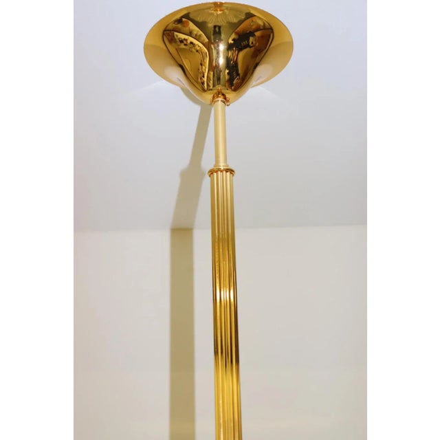 Rosanna Toso "Graniglia" Murano Glass Pendant Lamp, Mid-Century Modern For Sale - Image 11 of 12
