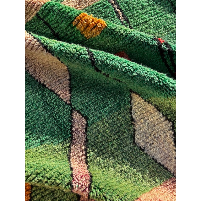 Vintage Berber Moroccan Rug, 1990 For Sale - Image 6 of 9