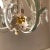 This is a gorgeous mid century Italian tole hanging light fixture (pendant style) with chain and ceiling cover. It has a...