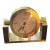 Tiffany & Co. Swiss Brass Modernist Desk Clock – Recently Serviced by Tiffany – Receipt Included For Sale