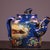 Mid 20th Century Vintage Yixing Zisha Teapot With Box – Painted Enamel Tiger & Buffalo Motif For Sale - Image 5 of 9