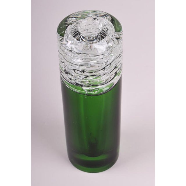 1970s Mid-Century Vase by F. Vízner for Glasswork Škrdlovice, Czech, 1970s For Sale - Image 5 of 8