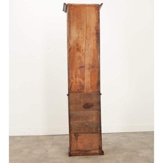 English 18th Century Narrow Oak Cupboard For Sale - Image 10 of 11