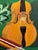 1960s Still Life - Violin, Bow, Plant and Books Modern and Colorful. Red Book - 20th Century Book Keeping and Advertising. For Sale - Image 4 of 5
