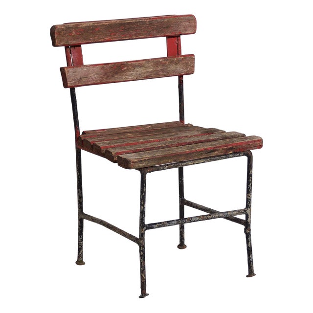 Antique Childrens Garden Chair, 1920s For Sale