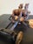 Antique Cast Iron Horse Drawn Carriage Cart Early 1900s For Sale - Image 10 of 16