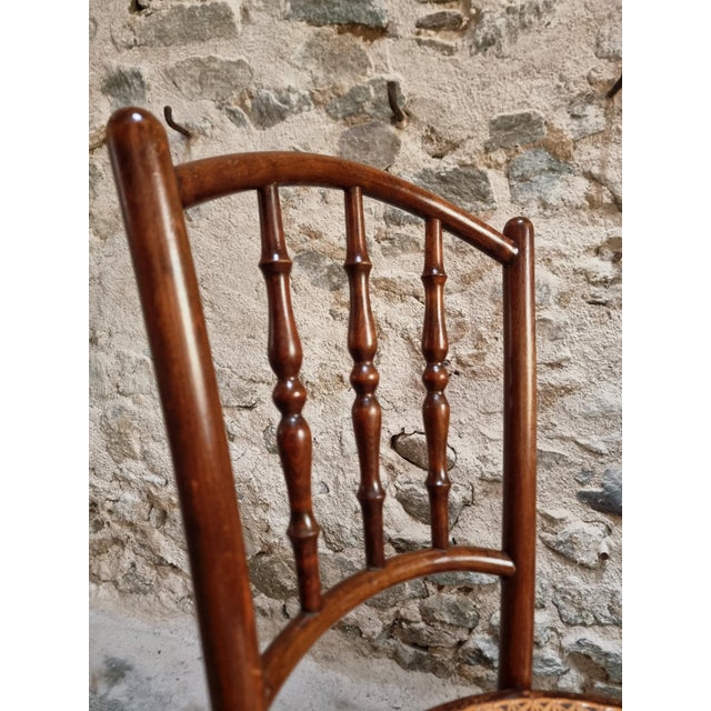 Antique Vienna Bentwood Chairs by Jacob & Josef Kohn, Austria, 1930s, Set of 2 For Sale - Image 15 of 18
